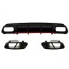 b2b rear bumper valance diffuser with exhaust muffler 5997348 6046620