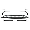 b2b front bumper splitters fins aero with central 5999346 6059269