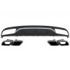 b2b rear bumper valance diffuser with exhaust muffler 5993669 6033144