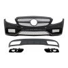 b2b front bumper diffuser with muffler tips black 6000090 6068243