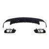 b2b rear diffuser with exhaust muffler tips black 6000722 6079818