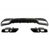 b2b rear diffuser with exhaust muffler tips black 5997526 6049340
