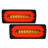 b2b led taillights light bar smoke with door moldings 5991988 6025602