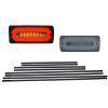 b2b led taillights light bar smoke with door moldings 5991988 6025601