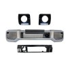 b2b front bumper black headlights covers led drl 5993200 6031139