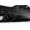 b2b rear diffuser with exhaust black muffler tips 6000879 6084507