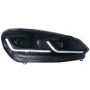 b2b led headlights suitable for vw golf 6 2008 2013 6001166 6088134