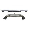 b2b rear bumper valance diffuser with exhaust system 6000643 6077662
