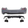 b2b rear bumper with diffuser and dual twin exhaust 6000563 6076301