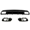 b2b rear diffuser with muffler tips black suitable 5992591 6028058