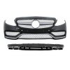 b2b front bumper with rear diffuser and silver tips 5999188 6057305