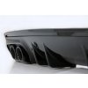 b2b rear bumper diffuser with exhaust muffler tips 6000320 6073365