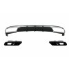 b2b rear diffuser with exhaust muffler tips black 5999232 6057922