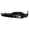 b2b rear diffuser with silver exhaust muffler tips 6000880 6084526