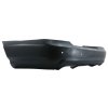 b2b rear bumper with exhaust muffler tips black 6001276 6088521