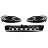 b2b central badgeless grille with led headlights 5999599 6062503