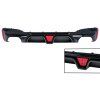 b2b rear bumper diffuser with led suitable for bmw 5 6006396 6128556