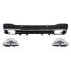 b2b rear diffuser with exhaust muffler tips suitable 6006461 6128980