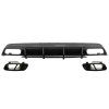 b2b rear bumper valance diffuser with exhaust tips 6024877 6255683