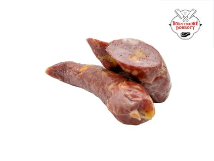 Klobása s chedarem a jalapeňos