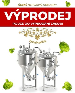 🔥 VELKÝ VÝPRODEJ UNITANKŮ! 🔥 Chceš si pořídit špičkové pivovarské vybavení? Právě teď máš šanci! 🎯 Výprodej posledních...