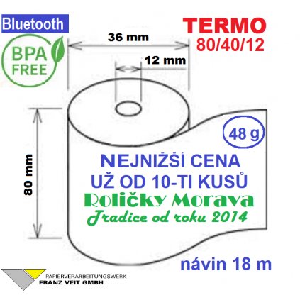 Termo 80/40/12 18 m BPA Free = 80/18 13,72 Kč od 10-ti kusů