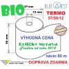 Termo kotouček 57/50/12 BIO 28m BLUE4EST (57mm x 28m)  NOVINKA - bez chemikálií