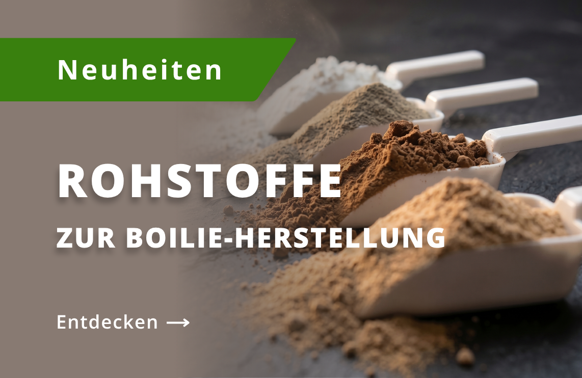 Neuheiten Rohstoffe zur Boilie-Herstellung