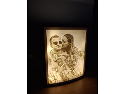 LED Lithophane lámpa