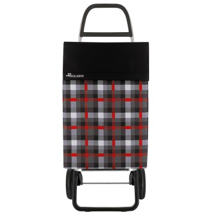 Nákupní taška na kolečkách, šedá, Rolser Jean Scottish 2 JEA035-1031