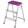 Hliníková skládací stolička Rolser, 2 stupně, MT3001, fialová