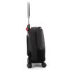 Černá skládací taška na kolečkách Rolser ze strany