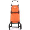 Skládací nákupní taška na kolečkách,oranžová