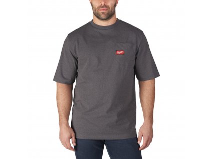 15618 pracovne tricko s kratkym rukavom sive 4933478231