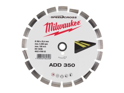 20232 1 milwaukee diamantovy kotuc na asfalt add 350mm
