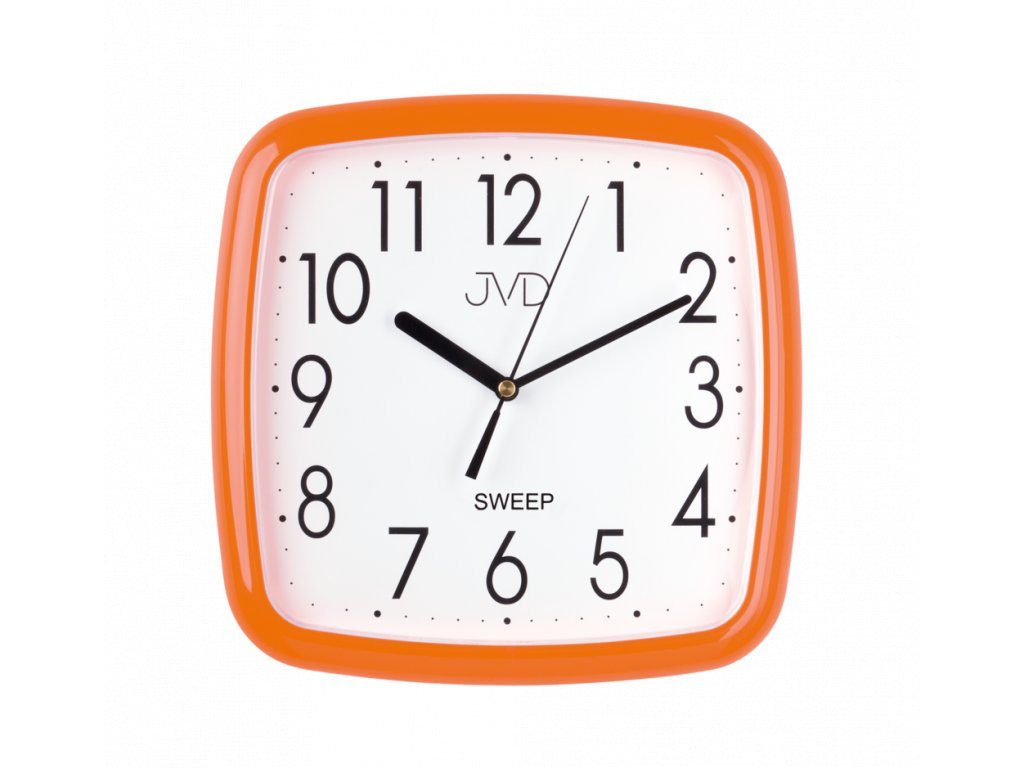 Nástěnné hodiny JVD HP615.7 oranžové_romero