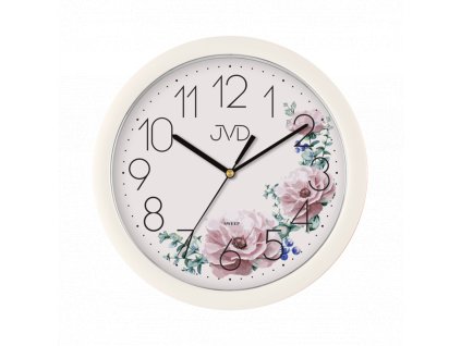Dětské nástěnné hodiny JVD HP612.D8 s motivem květin_romero