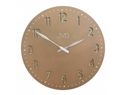 Moderní nástěnné hodiny JVD HC39.2 hnědé_romero