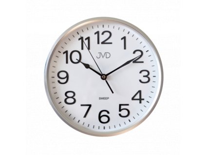 Nástěnné hodiny JVD HP683.1 stříbrné_romero