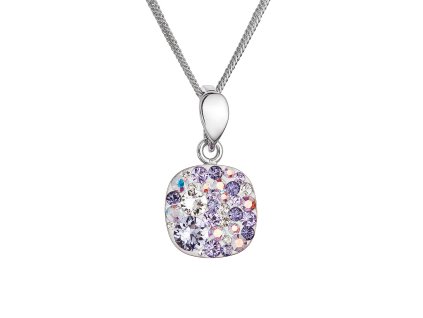36951 stribrny nahrdelnik se swarovski krystaly 32088 3 sviolet
