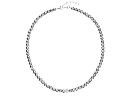 27698 4 27698 perlovy nahrdelnik sedy s preciosa krystaly 32063 3