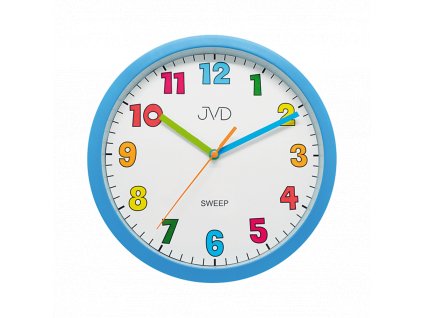 Dětské nástěnné hodiny JVD HA46.1 modré_romero