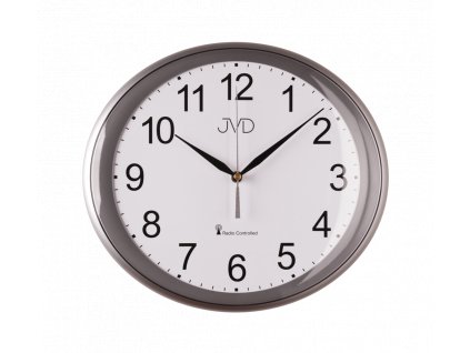 Nástěnné hodiny řízené rádiem JVD RH64.3 šedé_romero