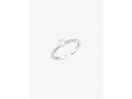 Stříbrný prsten Pearl Passion s říční perlou Preciosa 6158 01B_romero