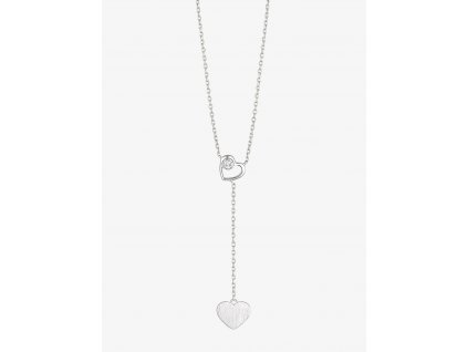 Stříbrný náhrdelník Sweetheart s kubickou zirkonií Preciosa 5382 00_romero