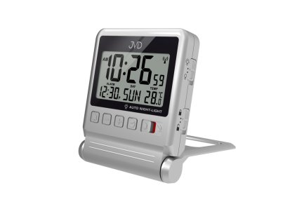 Rádiem řízený digitální budík JVD RB9391.1 stříbrný_romero