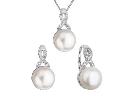 31901 2 31901 perlova souprava s bilou ricni perlou a zirkony 29082 1