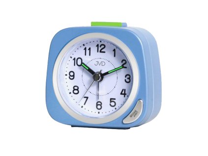Analogový budík JVD SRP7202.2 modrý_romero