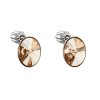 23735 4 23735 stribrne nausnice pecka s krystaly swarovski zlaty oval 31274 5