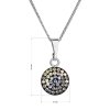 29681 7 29681 1 stribrny nahrdelnik se swarovski krystaly kulaty mesicni 32086 3 moonlight